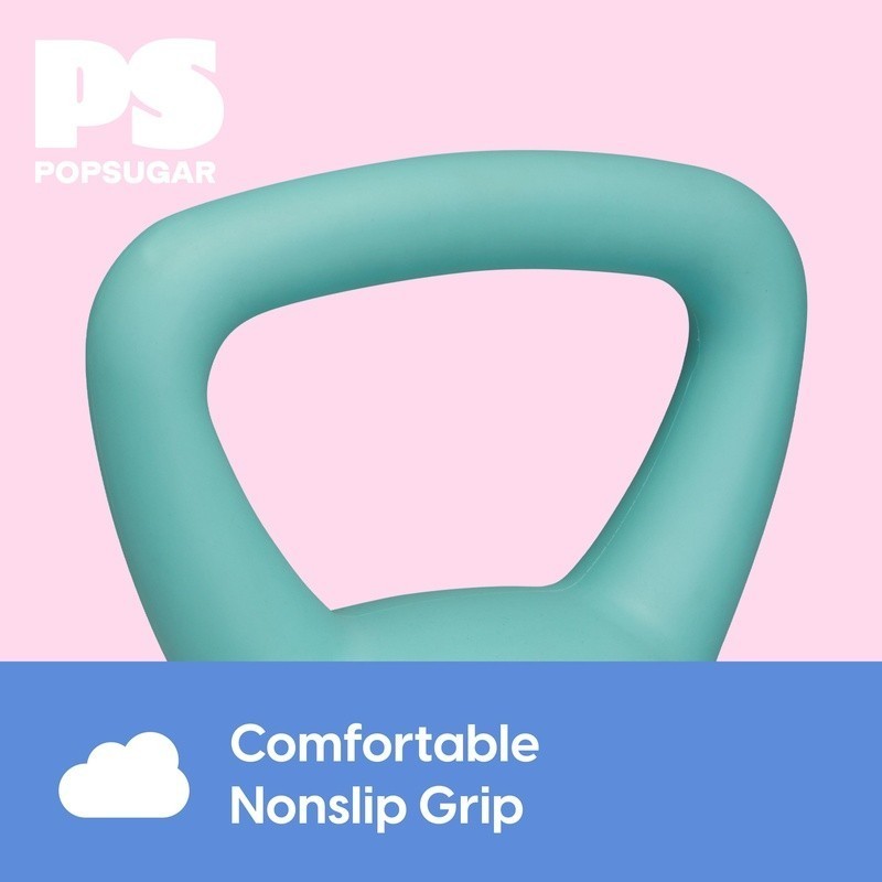 Durable 8lb Soft Shell Kettlebell W/ Comfortable Grip Strength Training New