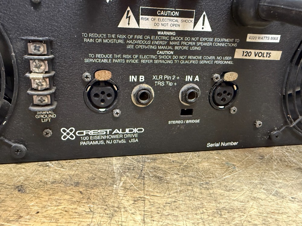 CREST AUDIO CA12 Power Amplifier