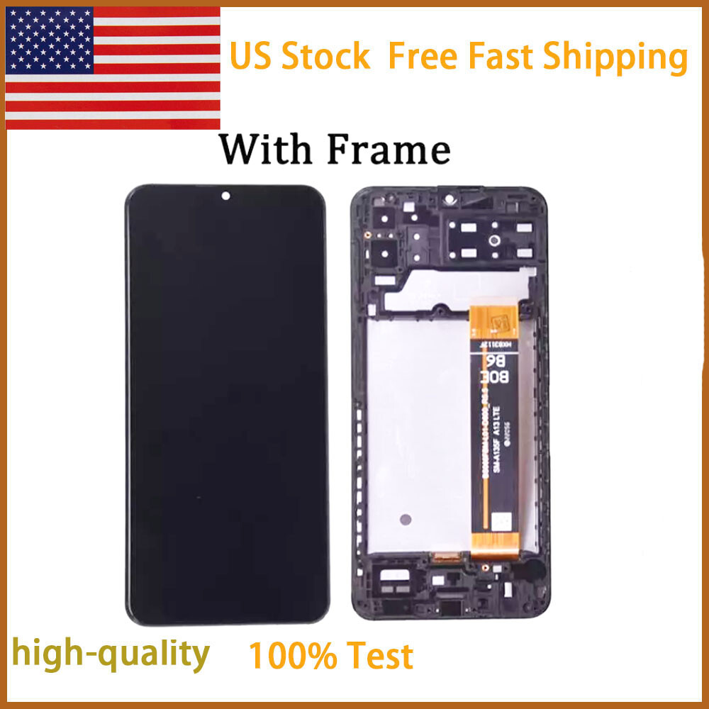 Replacement For Samsung Galaxy A13 LTE 4G A135F LCD Touch Screen Digitizer Frame