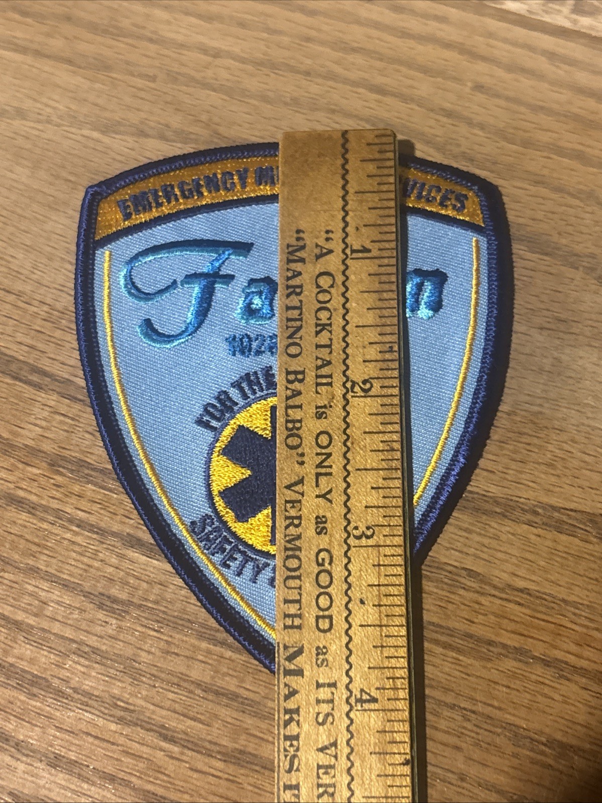 MASSACHUSETTS FALLON EMS Defunct EMT Emergency Medical Rare Vtg Rescue MA Patch