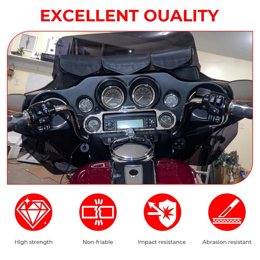 Motorcycle 10pcs Hand Control Switch Button Caps Fits For Harley Electra Glide