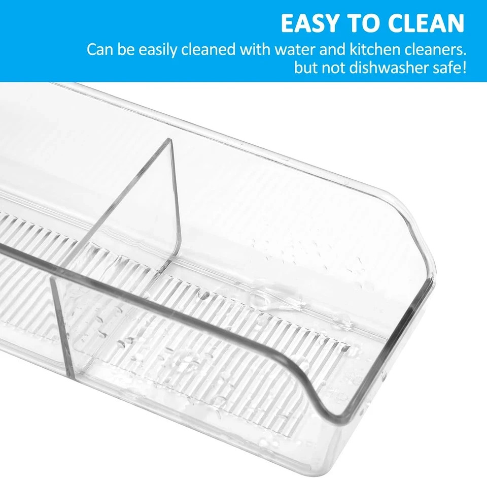 Tea Bag Organizer, Tea Bag Holder Box Storage Bin, Clear Tea Packet Plastic