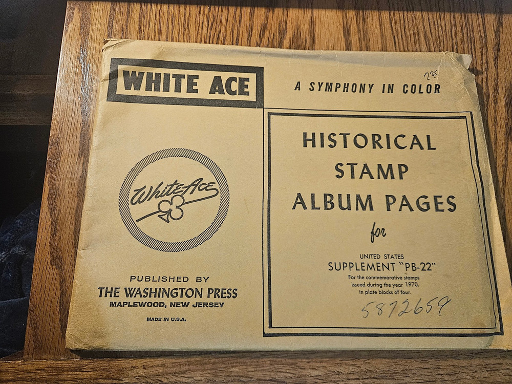 White Ace Binder Postage Stamps Of The United States Pages 233 thru 248