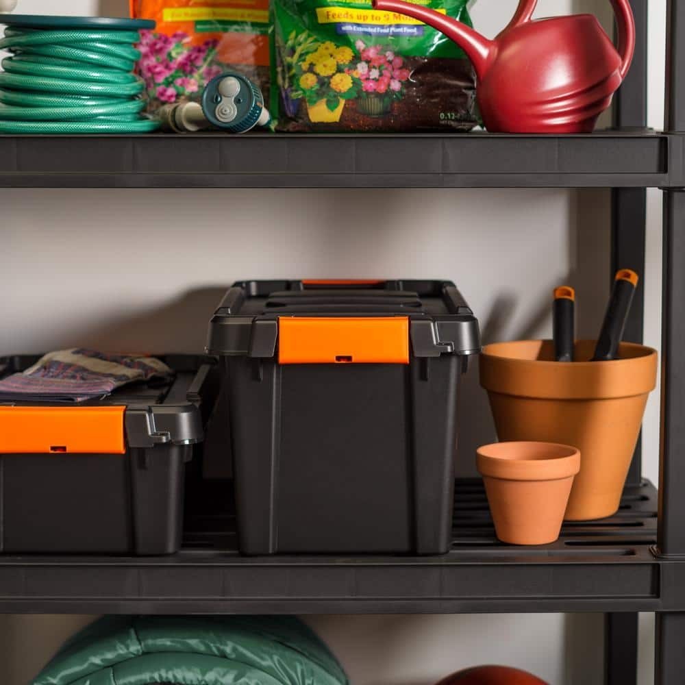 5 gal. Heavy-Duty Stackable Storage Tote