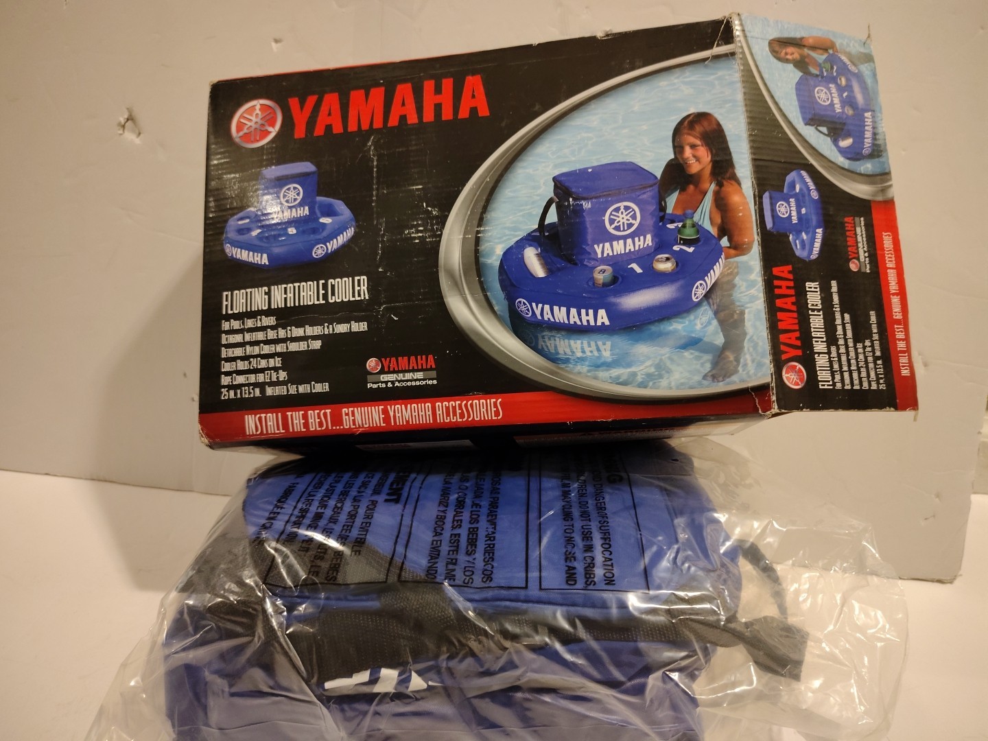 Yamaha Floating Inflatable Cooler PWC Waverunner Watercraft MAR-FLTCL-ER-06 New