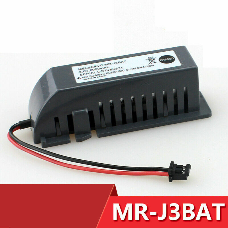 40 pcs MR-J3BAT PLC Battery 3.6V 2000mAh For Mitsubishi MELSERVO MR-J3 with Plug