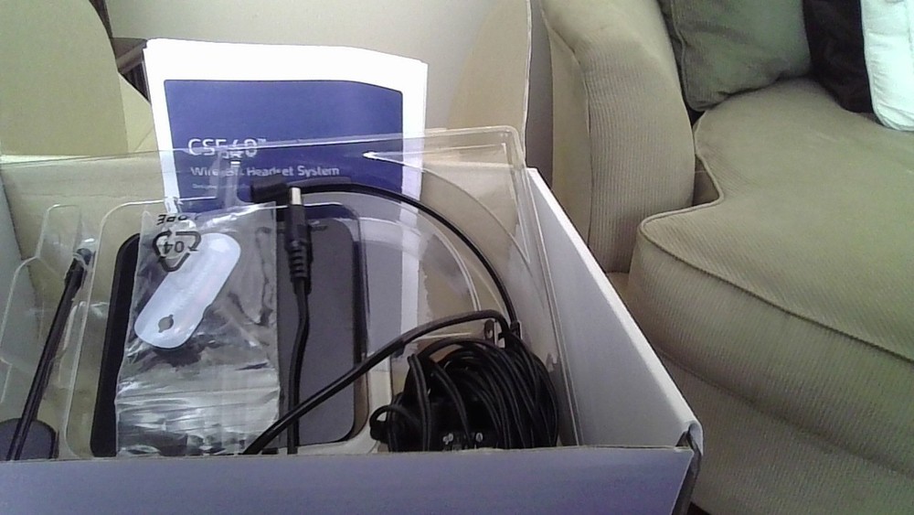 Headset-Plantronics CS540, Convertible-Dect-New Material Polyurethane