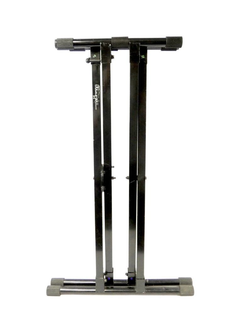 Stukture Double-Braced Quick Release Adjustable Folding Keyboard Stand