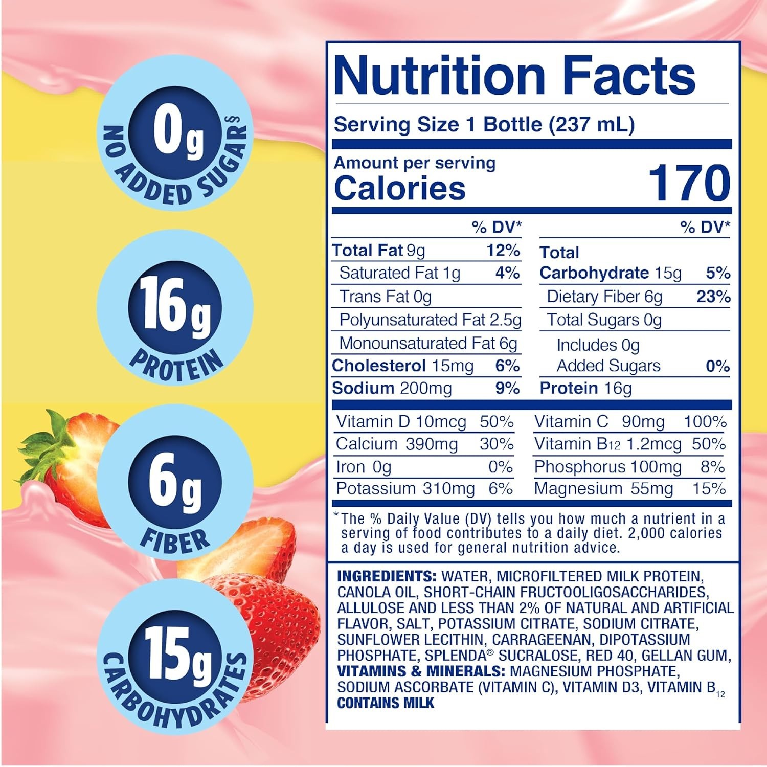 Diabetes Nutrition Shakes - Meal Replacement Shake, 8 Fluid Ounces Per Bottle...