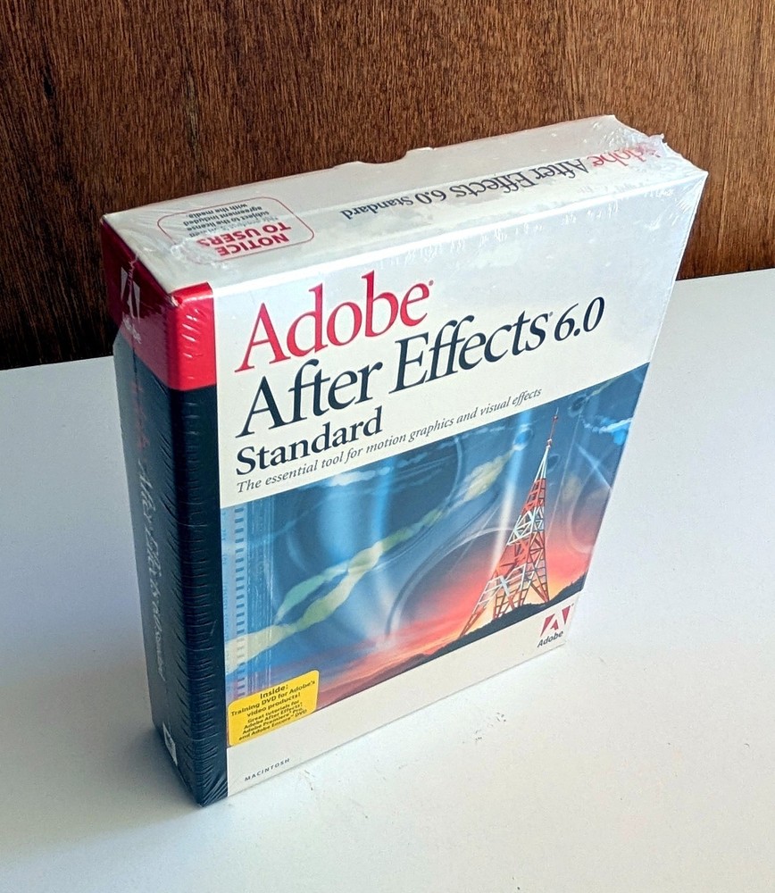Adobe After Effects 6.0 Standard - Macintosh Boxed Retail Software