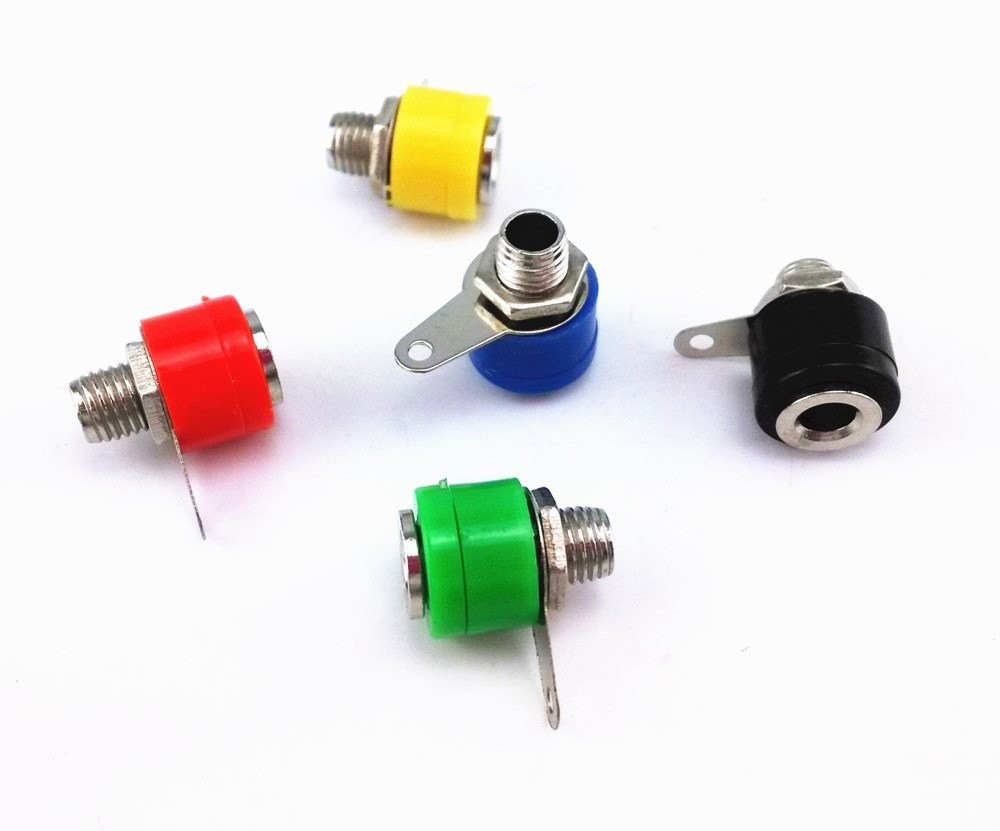 Honbay 50pcs 4mm Banana Jack Socket Plug Connector