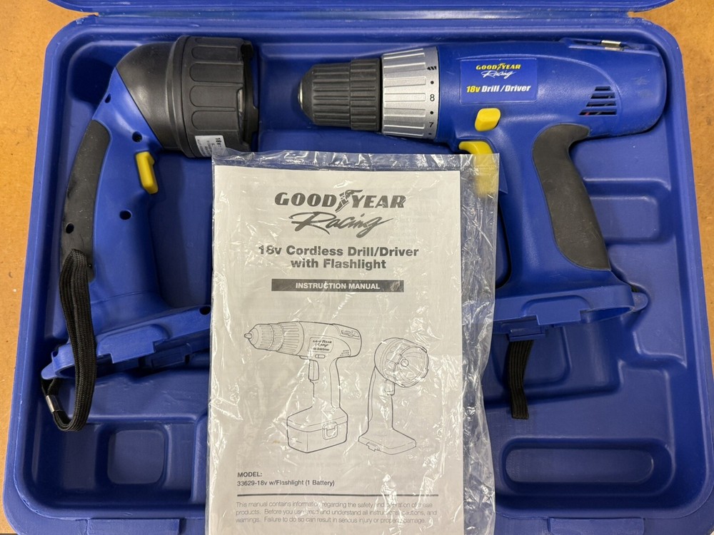 Drill And Flashlight