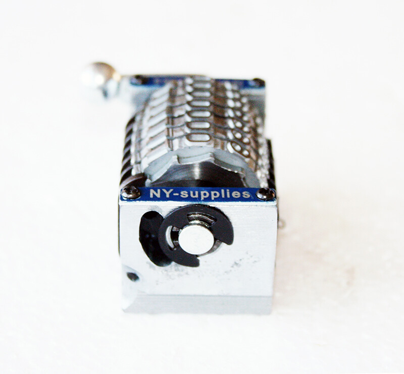 3/16" Flat Base Numbering for Hamada Multilith Ryobi - 7 digit/convex/backward