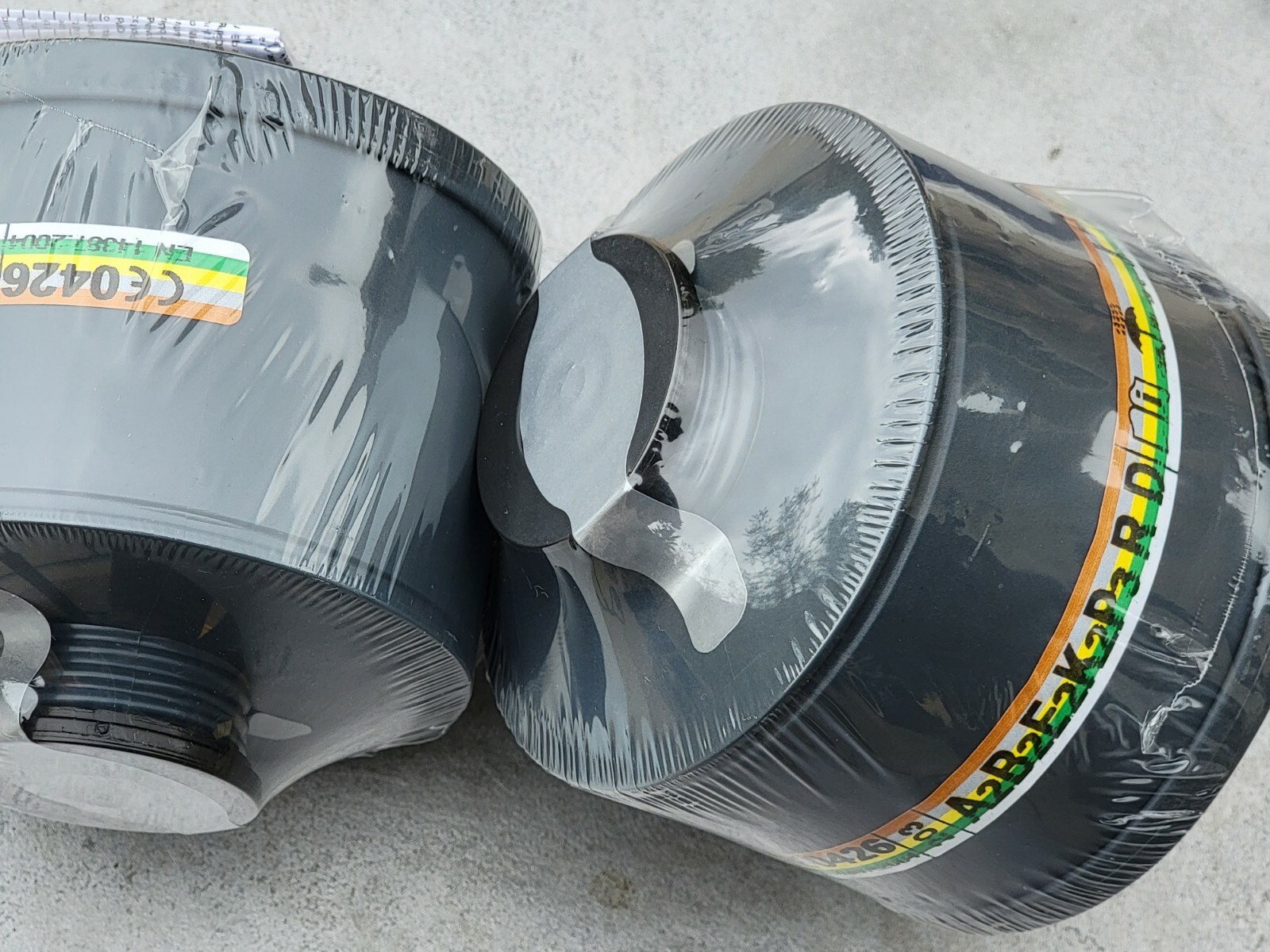 NBC/CBRN 40mm NATO Gas Mask Filter -Sealed Newest Lot Available -Expire 3/2027