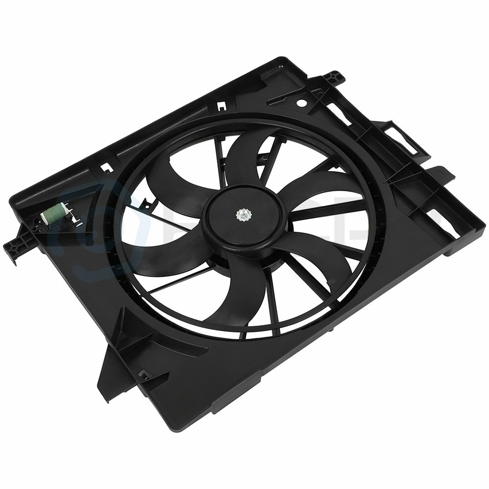 Radiator Cooling Fan Assembly For 2008 2009 2010-2016 Chrysler Town & Country
