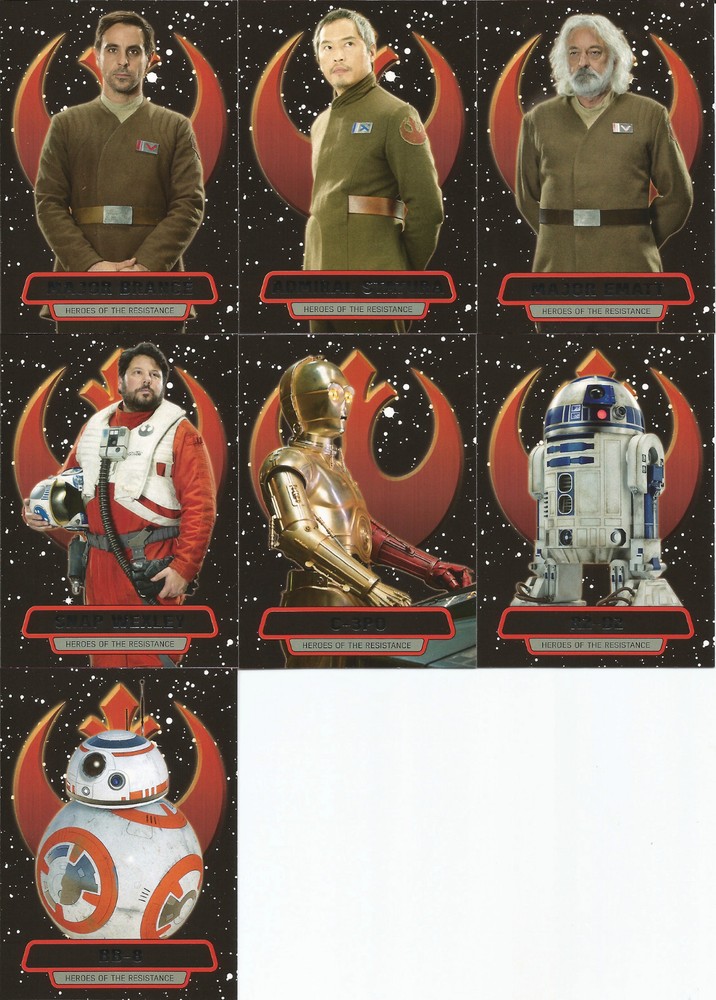 Star Wars Force Awakens Series 2 ~ MINI-MASTER SET (Base + Inserts) 163 cards