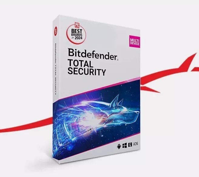Bitdefender Total Security 5 Devices 3 Years | VPN + Latest Version