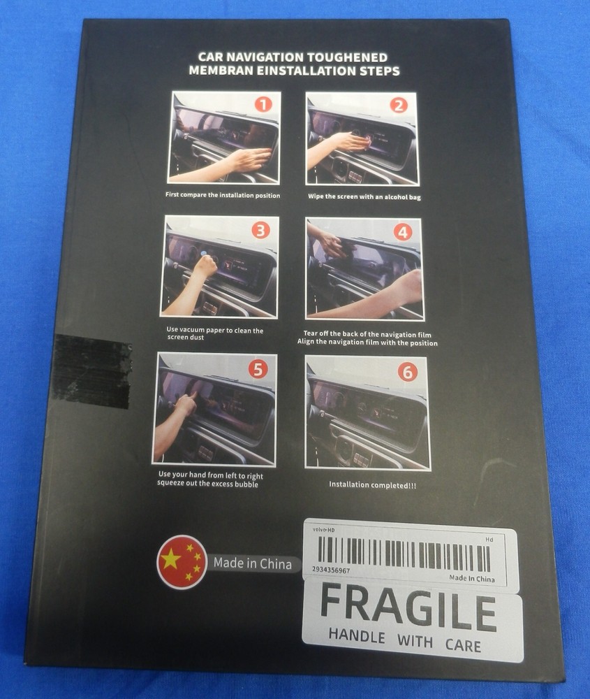 Volvo Glass Screen Protector for Center Console