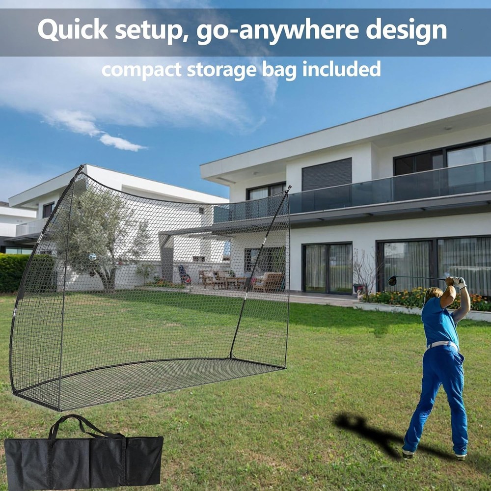 10x7 FT Golf Practice Net, Golf Hitting Nets Portable Training Golfs Equipment