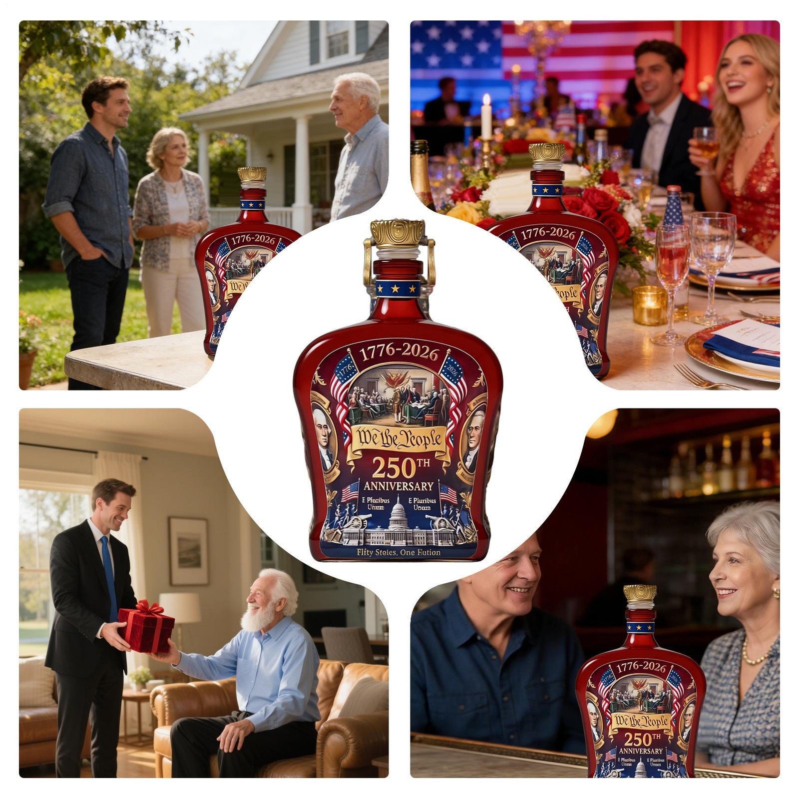 Whiskey Bottle America Us 250Th Anniversary We The People 2026 Whiskey Bottle