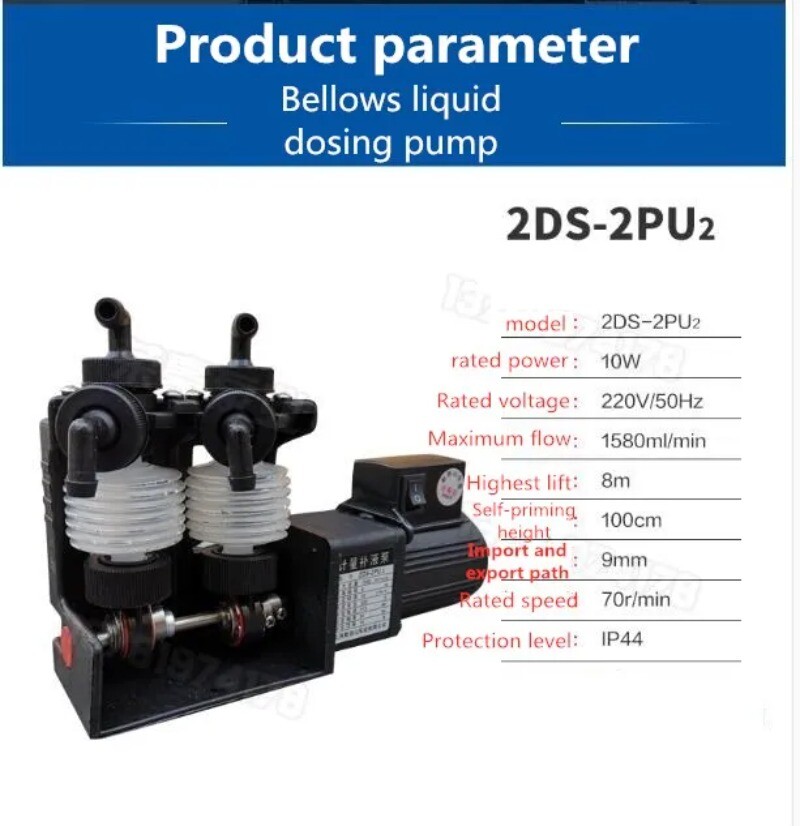 Small Flow Metering Fluid Dosing Pump Machine Pump Laminating Machine Pu DS-2FU2