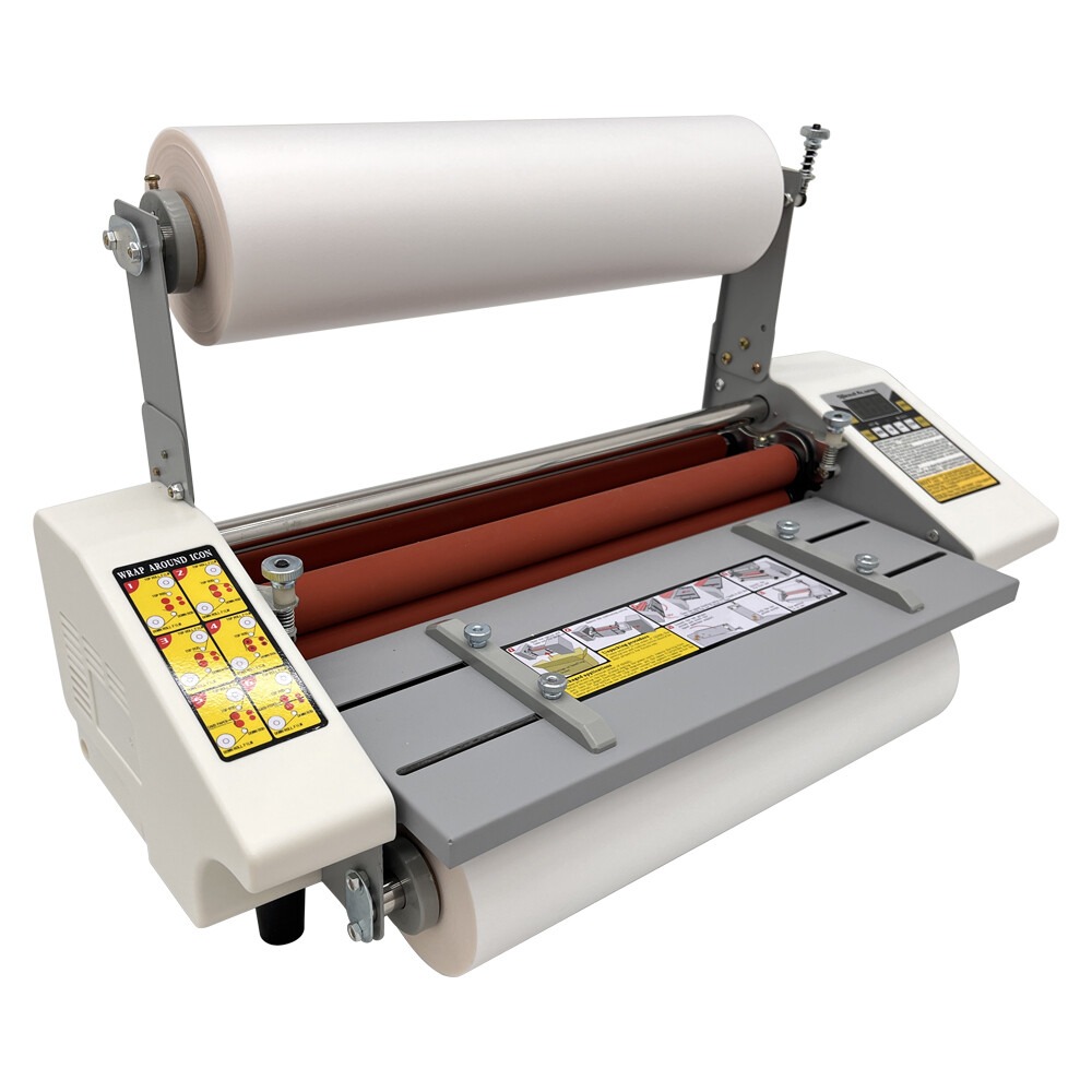 A3 High Speed Hot Cold Roll Laminator Doubel Sides Laminating Machine Office New