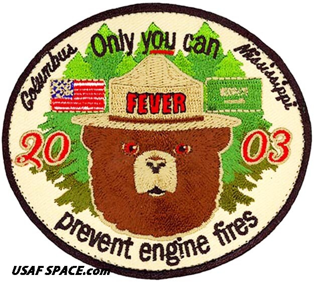 USAF SPECIALIZED PILOT TRAINING-2020-03- ONLY YOU CAN PREVENT ENGINE FIRES PATCH