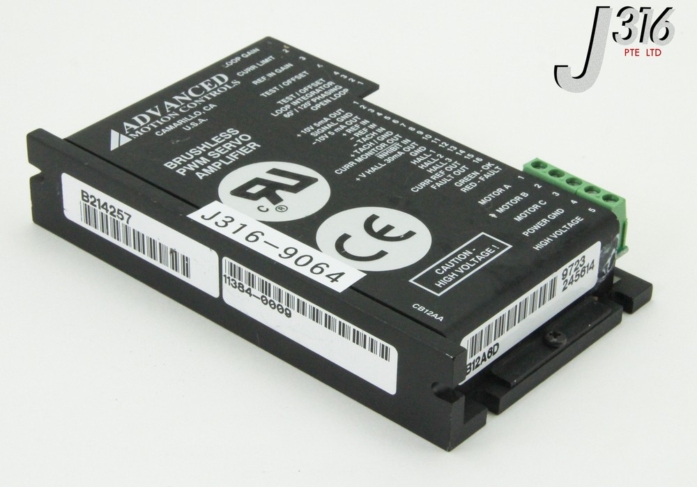 9064 ADVANCED MOTION CONTROLS BRUSHLESS PWM SERVO AMPLIFIER B12A6D
