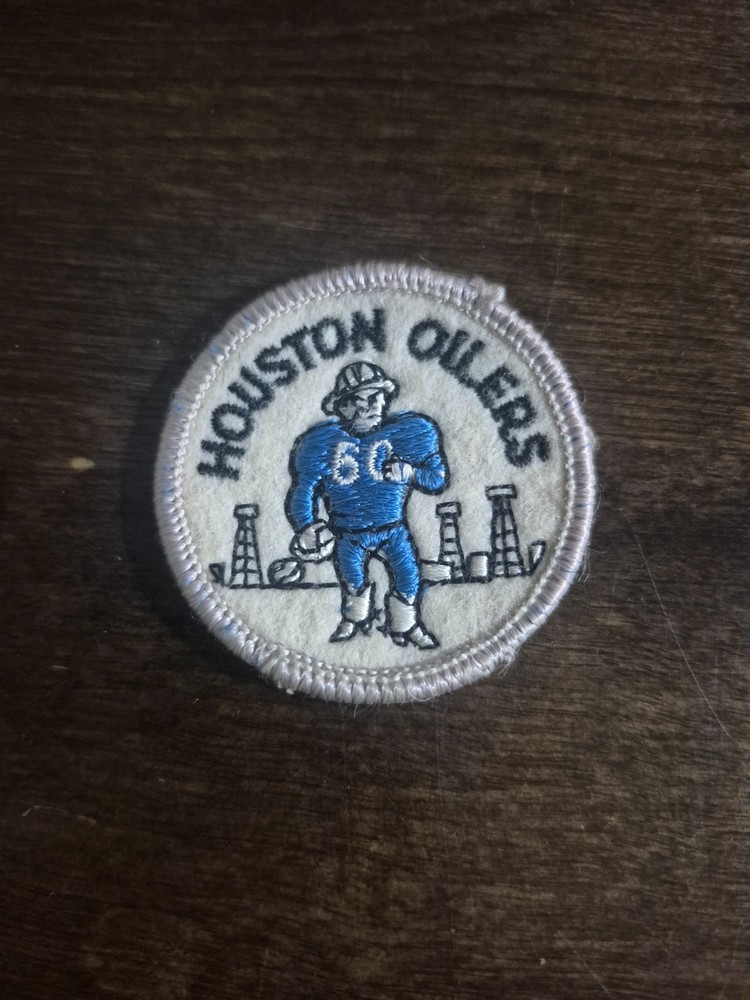 Vintage Houston Oilers Patch