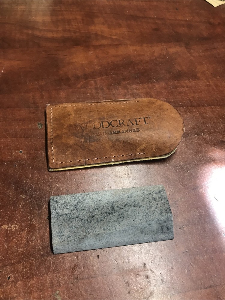 Used Woodcraft Sharpening Stone Grindstone for Kitchen Knives Scissors Chisel
