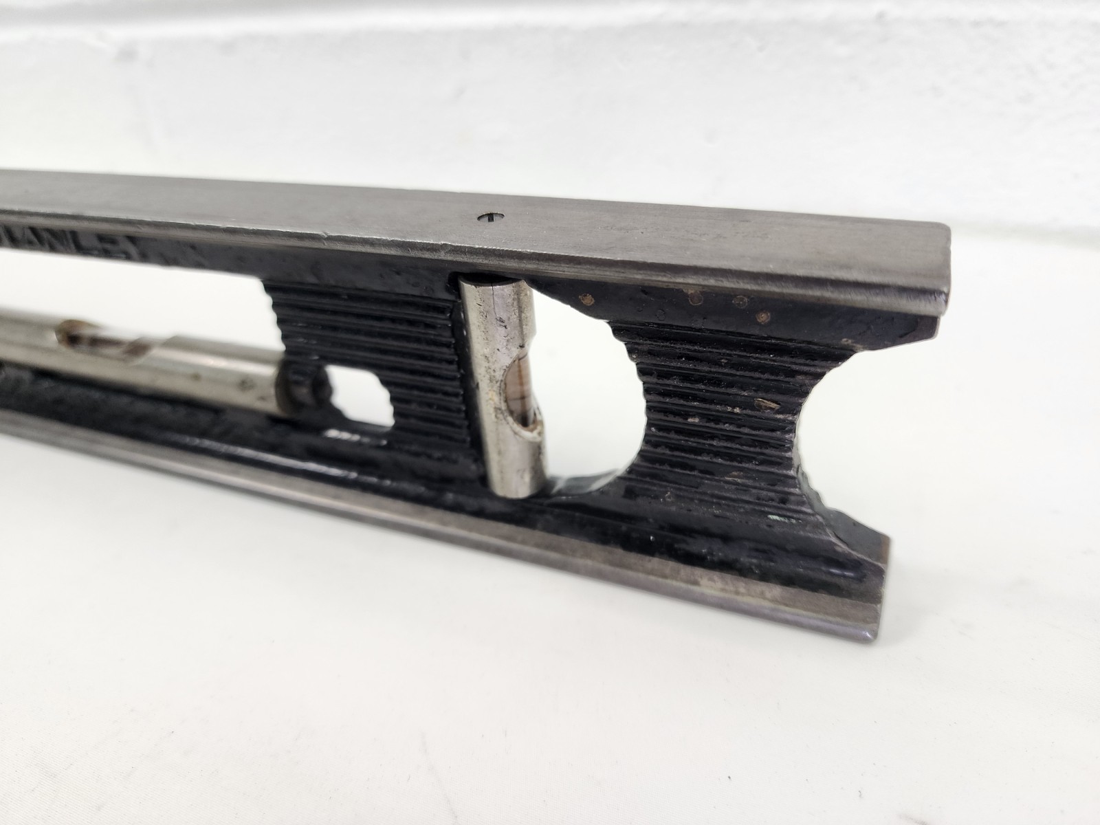 (2) Vintage Stanley No. 36 Cast Iron 12" Machinist Level