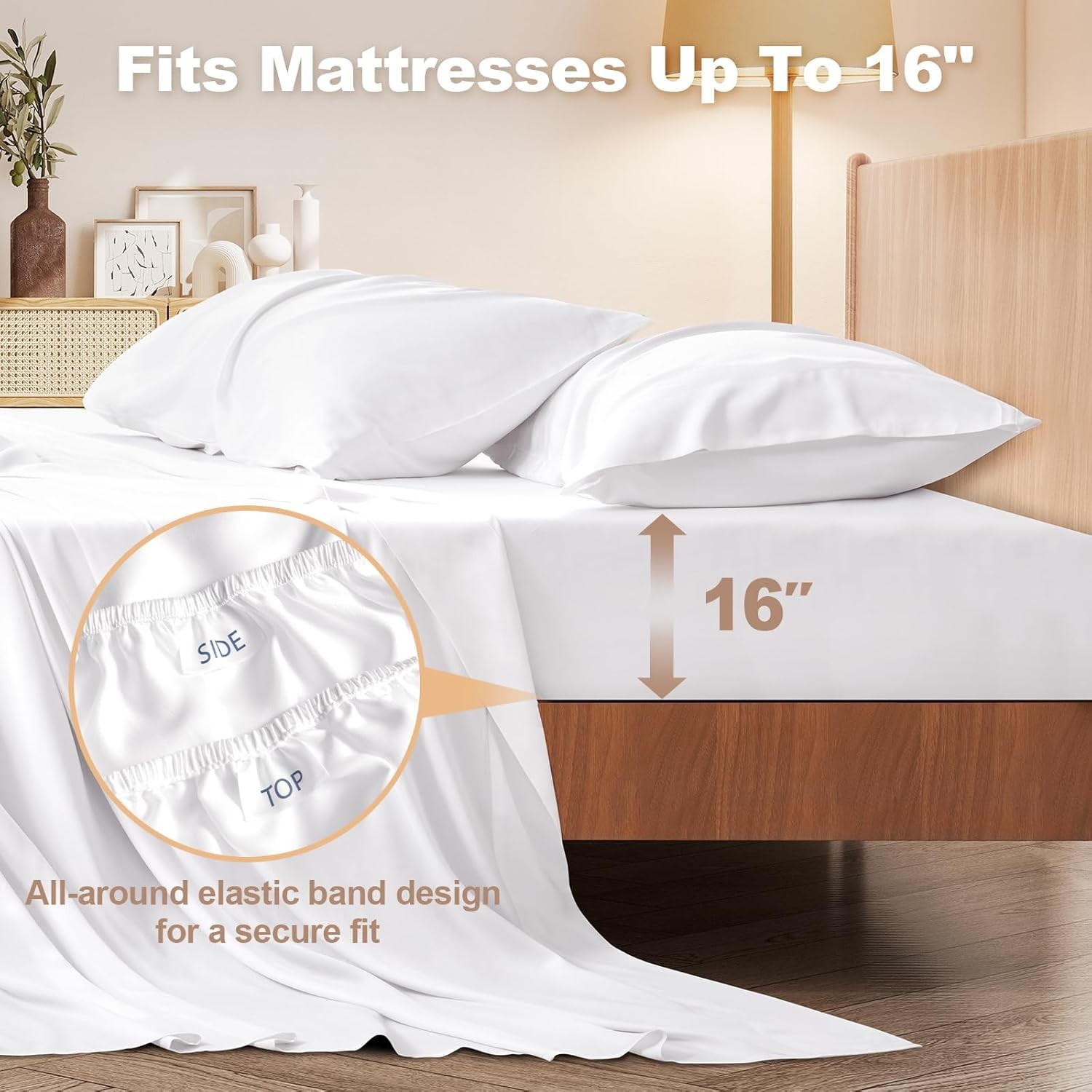 Bedding Set, 100% Bamboo Fiber Fabric Bedding