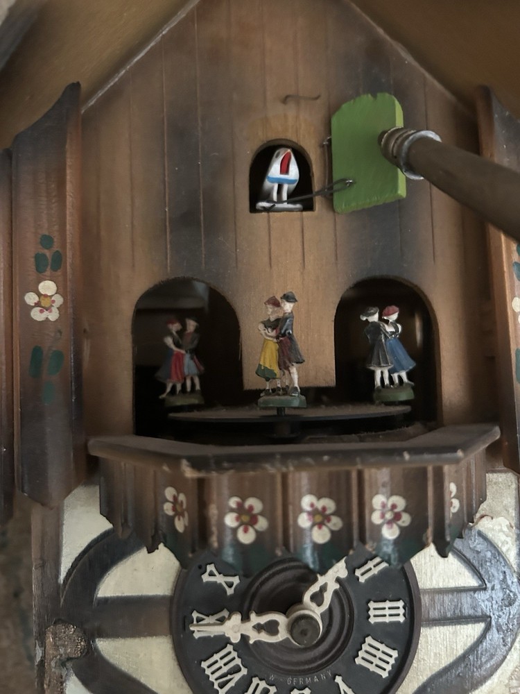 VINTAGE Cuckoo Clock Untested Parts