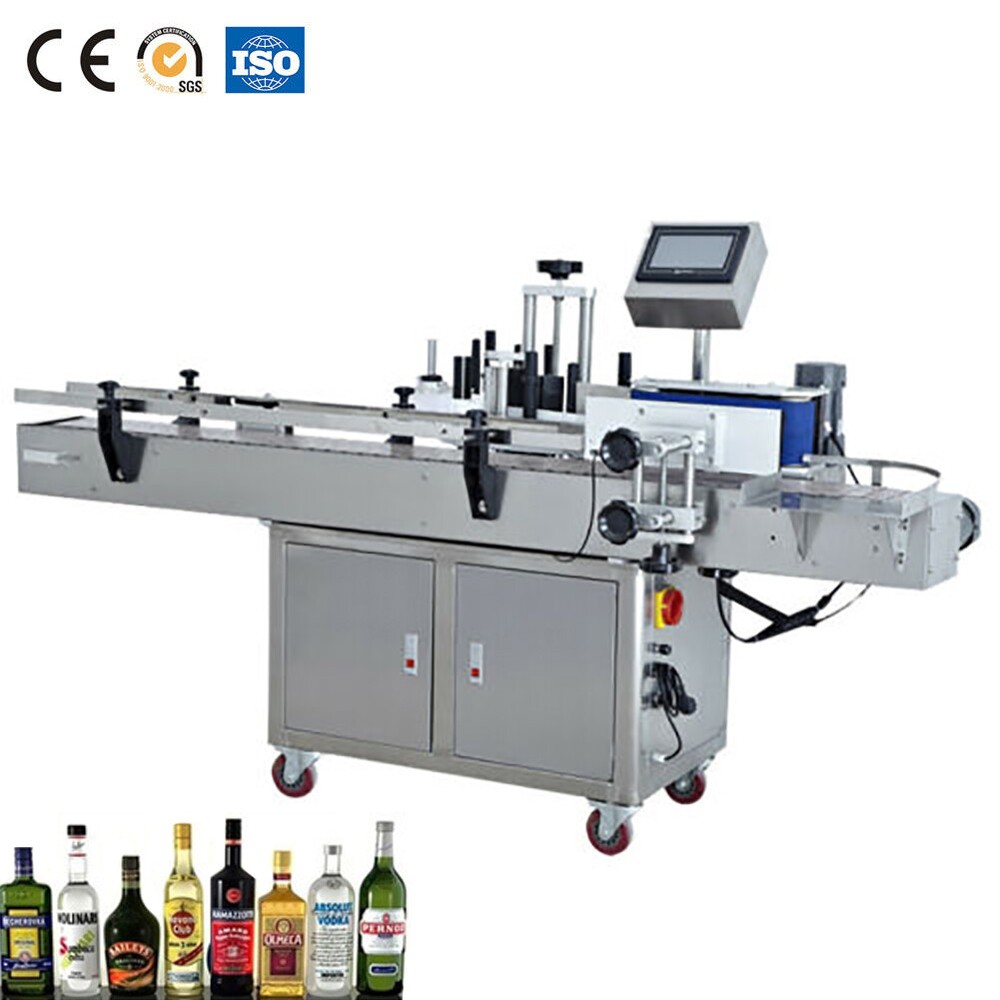 MT-200 Automatic Round Bottle Label Applicator with Date Printing