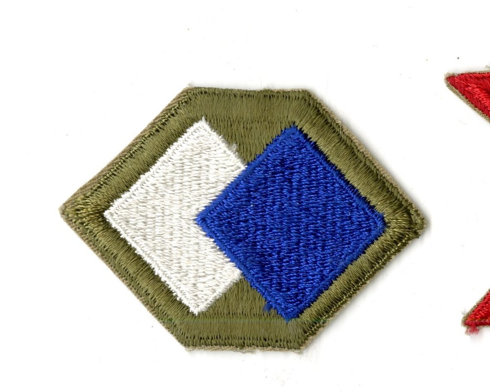 96th Infantry Division White Back Patch Pacific Okinawa