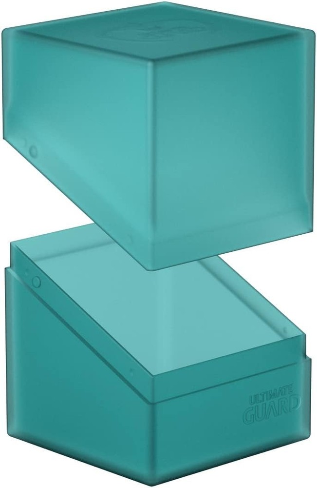 Ultimate Guard UGD010696 Boulder Deck Case, 100 Plus, standard size, malachite M