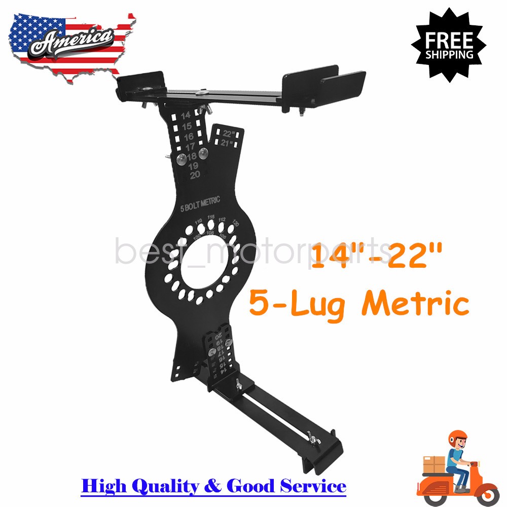 14-22 Inch 5-Lug Wheel Fitment Simulator Tool Tire Size Mockup