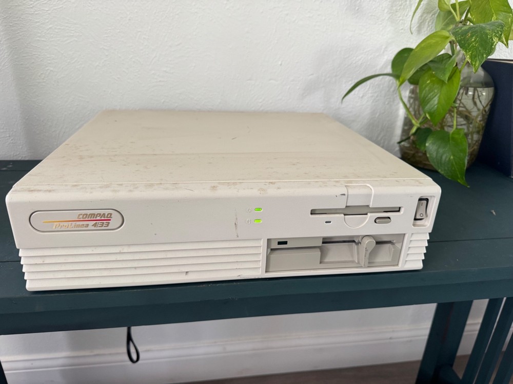 VTG Compaq ProLinea 4/33 Desktop Computer!! Tested: WORKS!!!