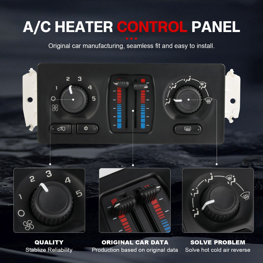 For Chevy GMC Cadillac AC Control Panel Climate Control Module 599-210XD