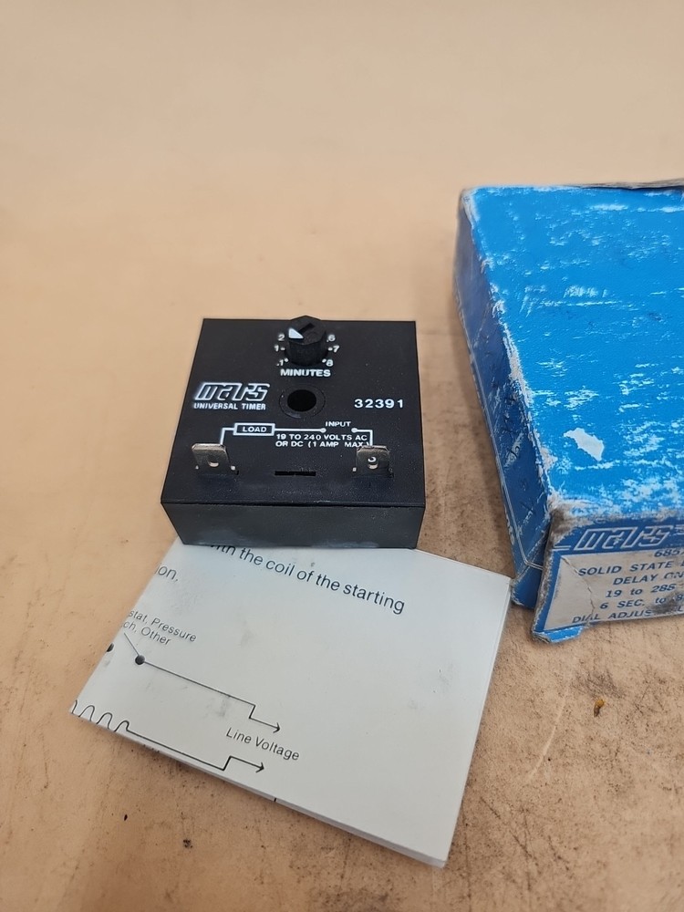 Mars 32391 Solid State Delay Timer, Delay-On-Make, 19-240