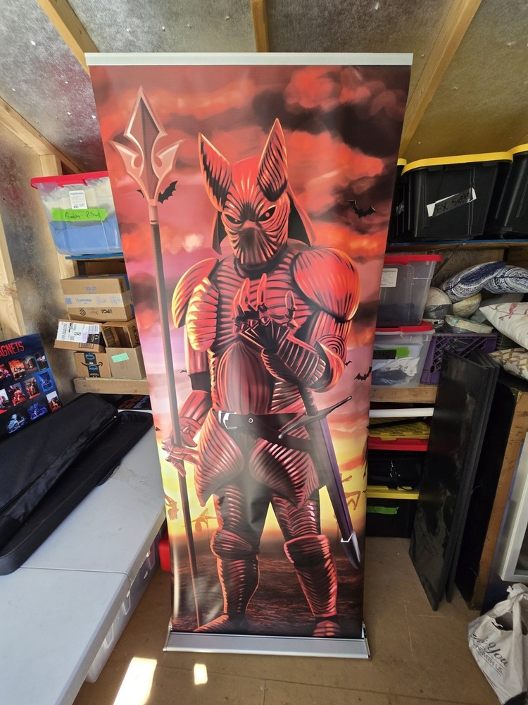 Custom Dracula / IMPALER Retractable Roll Up Banner Stands