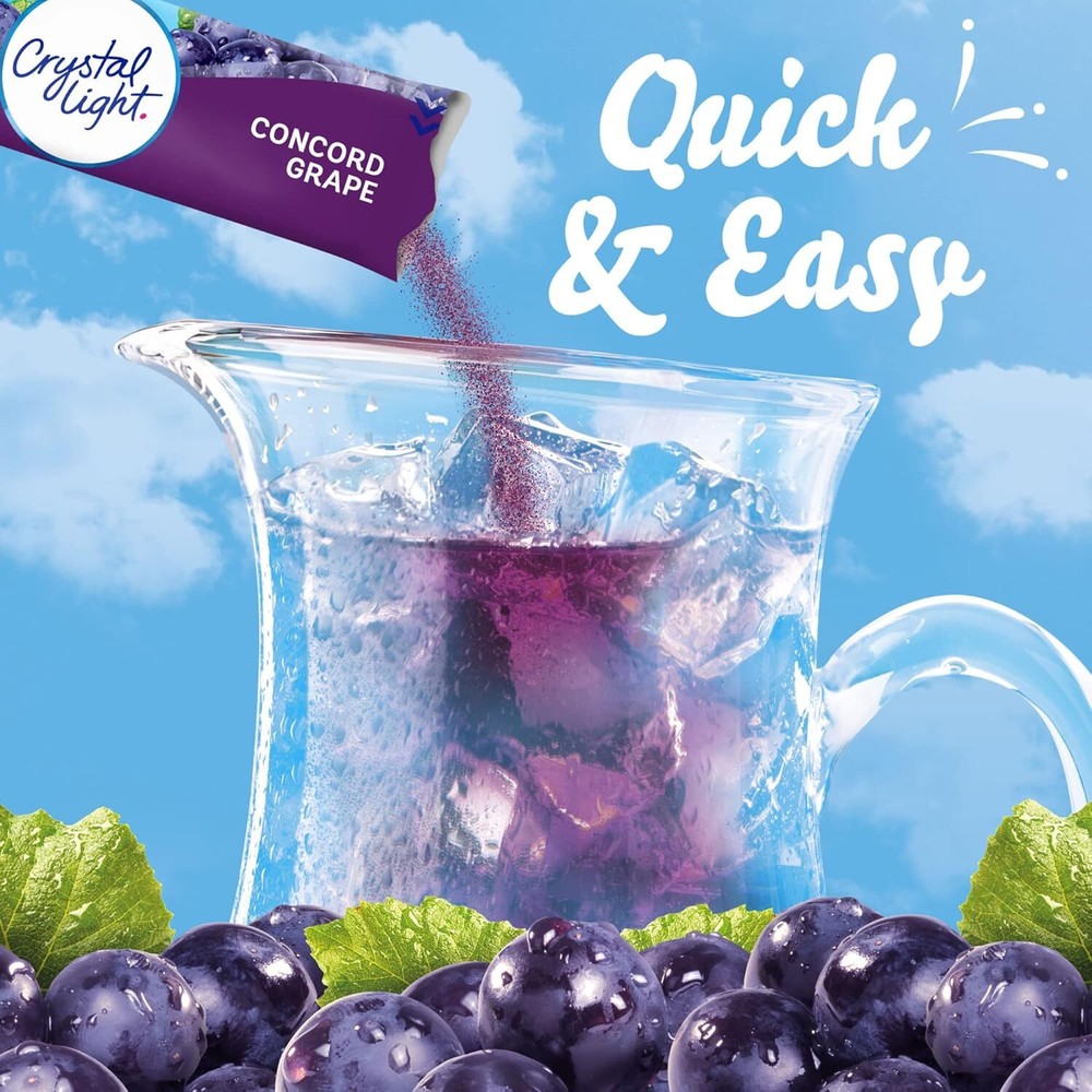 Crystal Light Concord Grape Drink Mix (6 Pitcher Packets)