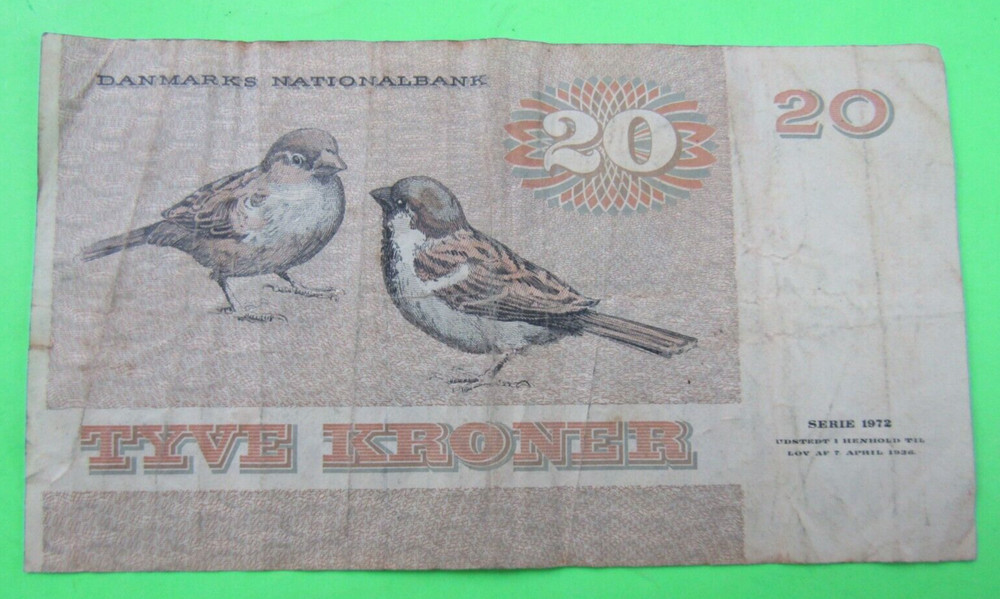 DENMARK, 20 KRONER, P#49c, 1981