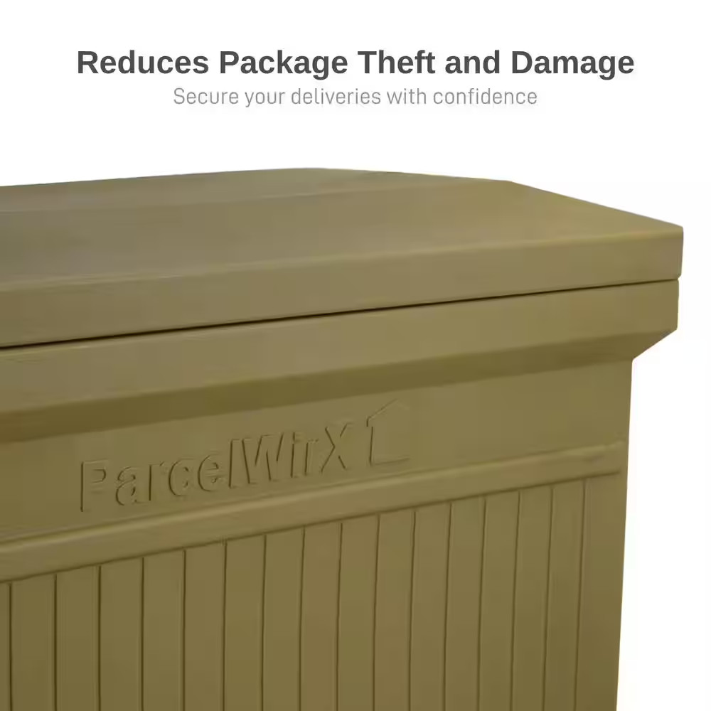 Parcelwirx Oak Horizontal Package Delivery Box