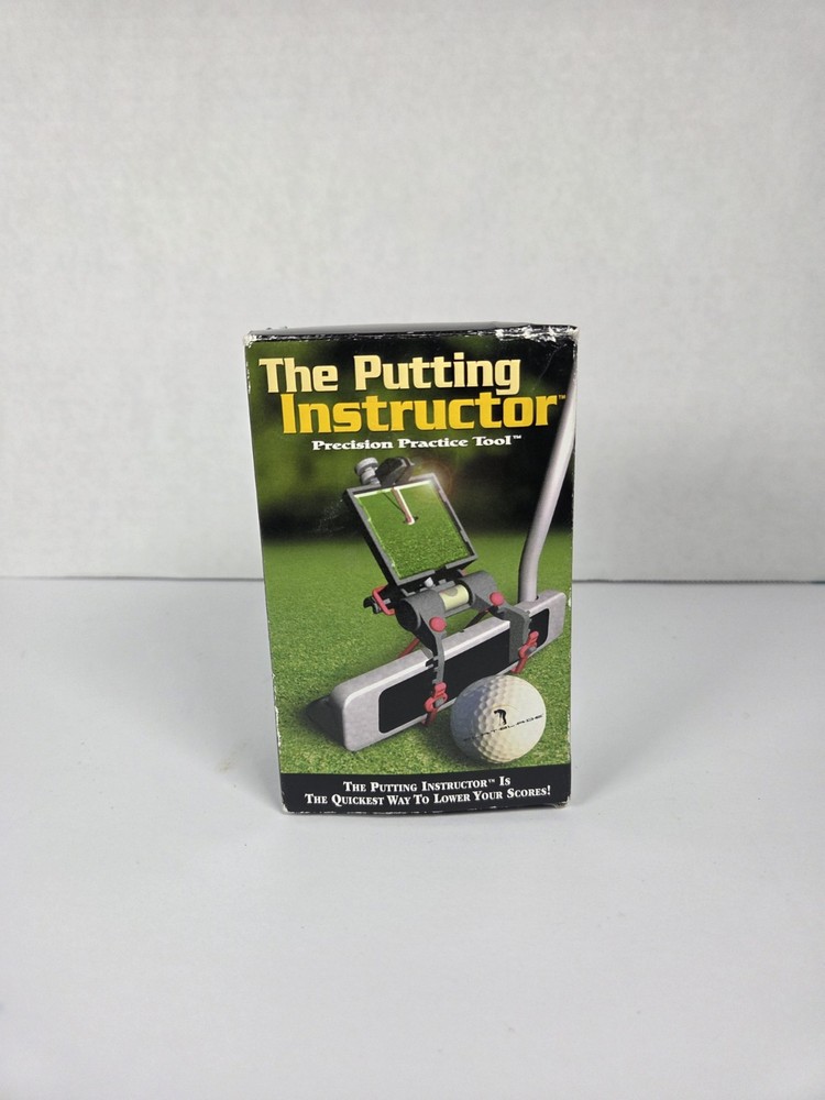 The Putting Instructor Precision Practice Tool Golf Trainer w/ Case (No Manual)