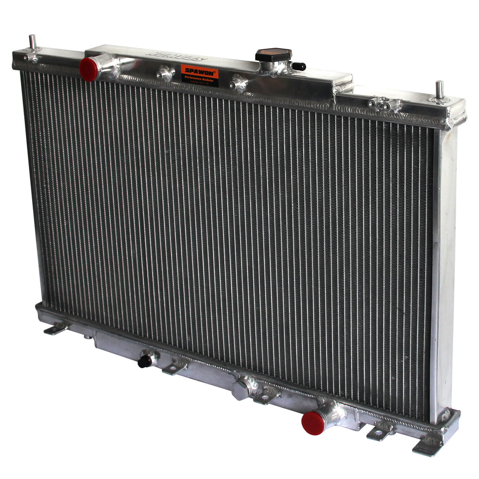 SPAWON Aluminum Radiator For Honda CRV Element 2.4L L4 2002-2006 2 Row MT 2443