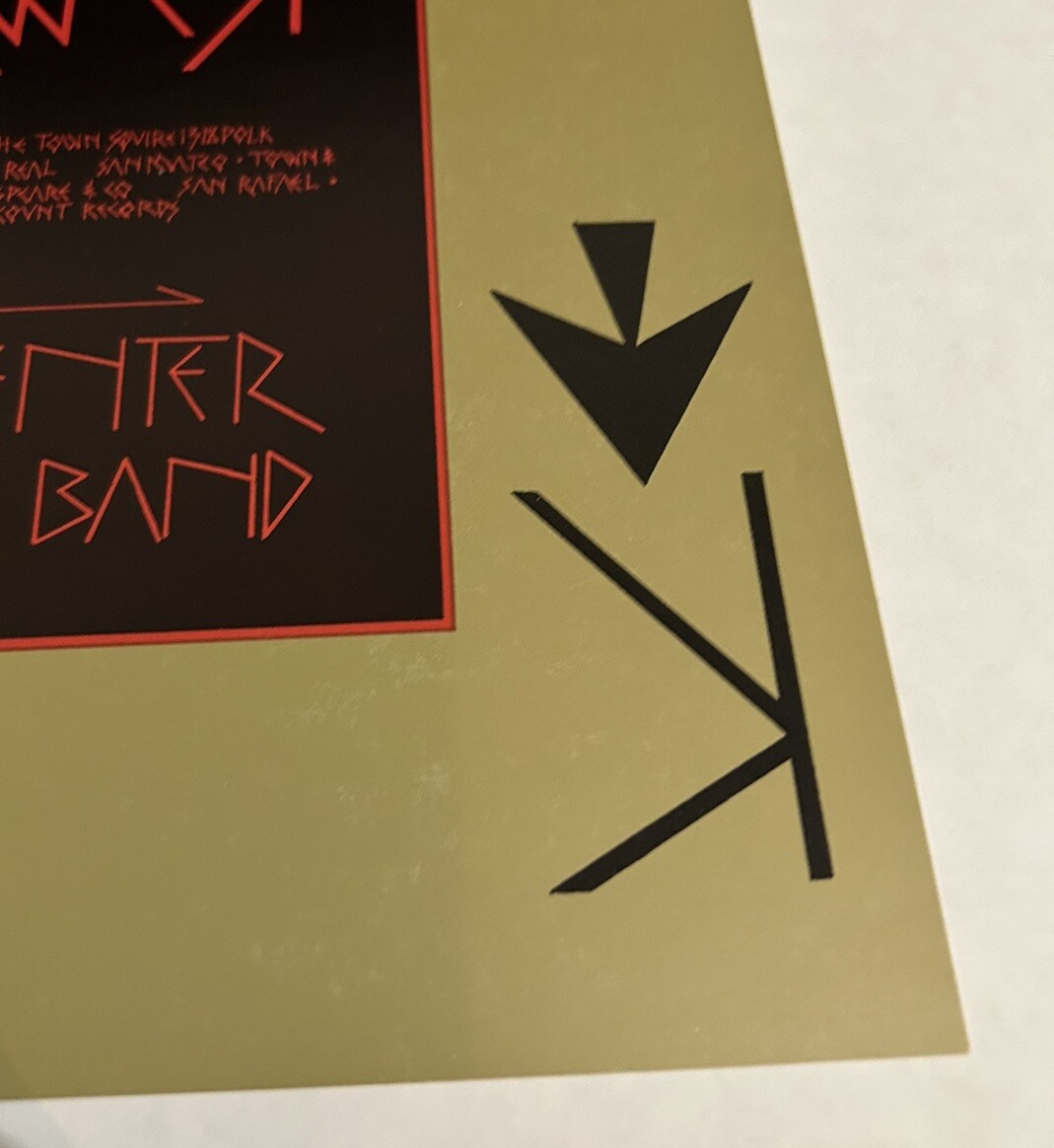 ALLMAN Brothers POSTER BG212 1970 BB KING GRAHAM FILLMORE Singer Original