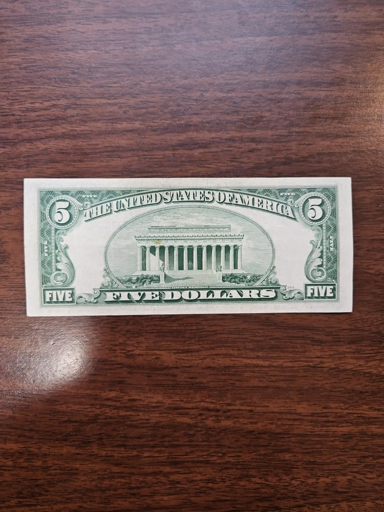 1953 STAR $5 Five Dollar Silver Certificate Note Fr#1655*