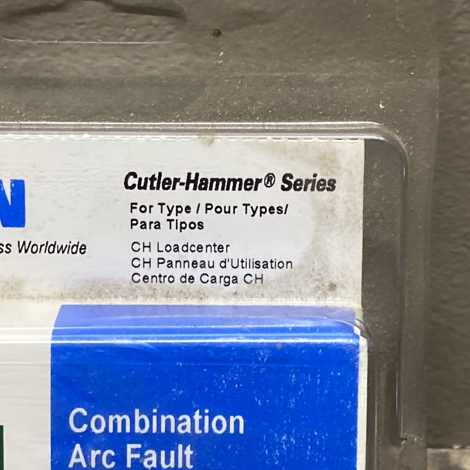 Eaton 20 amp single pole combination arc fault circiut breaker CHCAF120CS NOS