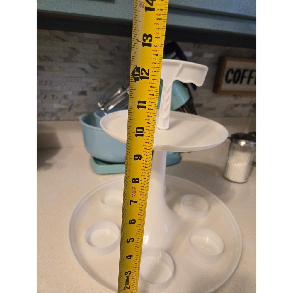 Tupperware Drink Cup Carousel Caddy Server MCM